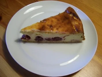 Käsekuchen mit Kirsch - Rezept