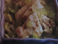 Rezept: Gebackener Zander auf Trauben-Selleriegemüse Gebackener Zander auf Trauben-Selleriegemüse - Rezept