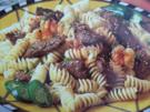 Scharfe Rindfleischstreifen mit Nudeln - Rezept