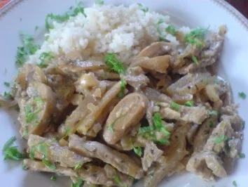 Rezept: Schweinegeschnetzeltes Schweinegeschnetzeltes - Rezept