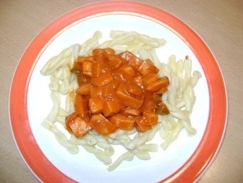 Scharfe Wurst - Rezept