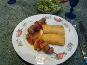 *Hauptgericht Fleisch - Brochetas de Lomo y Jamón / Lenden- und Schinkenspieße - Rezept