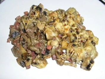 Rezept: Gratinierte Champignons Gratinierte Champignons - Rezept