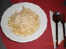 Nudeln (Penne) in Gorgonzolasoße - Rezept