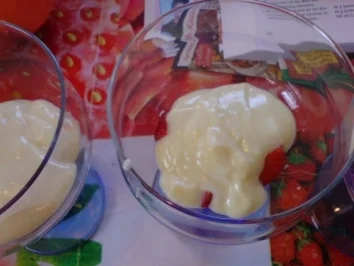 Vanille-Erdbeer-Speise - Rezept