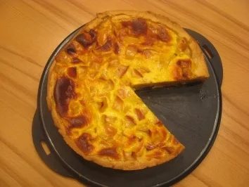 Apfel-Mohn-Torte mit Schmandguss - Rezept