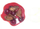 Rezept: Geflügelleber mit Ingwer-Kirschen und Mascarpone-Püree Geflügelleber mit Ingwer-Kirschen und Mascarpone-Püree - Rezept