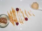 Mousse vom karamellisierten Meerrettich mit Apfelsorbet und Bratapfeljus - Rezept