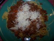 Spaghetti Bolgnese - Rezept