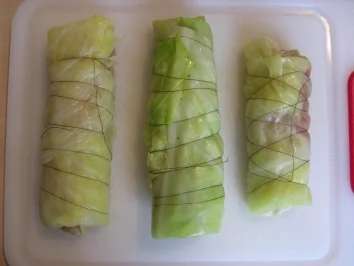 Spitzkohl-Rouladen            *Weißkraut - Rezept