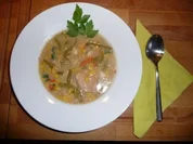 Hühnersuppe mit Mais & Bohnen - Rezept