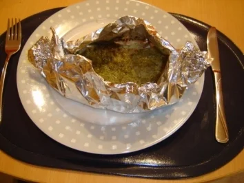 PESTO-FISCHFILET IN FOLIE - Rezept