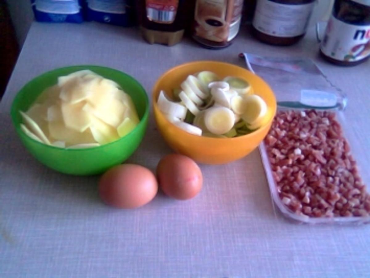 Silkes Kartoffel-Gemüsepfanne mit Bratwürstchen - Rezept - kochbar.de