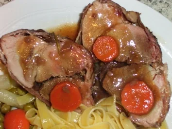 Braten im Speckmantel Dida ' s Art - Rezept