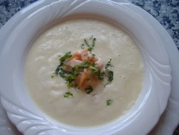 Lachs-Kohlrabi-Creme - Rezept