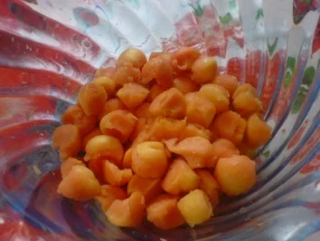 Rezept: Exotische Rosa Grütze Exotische Rosa Grütze - Rezept