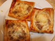 Blätterteig-Mett-Weißkraut-Teilchen - Rezept