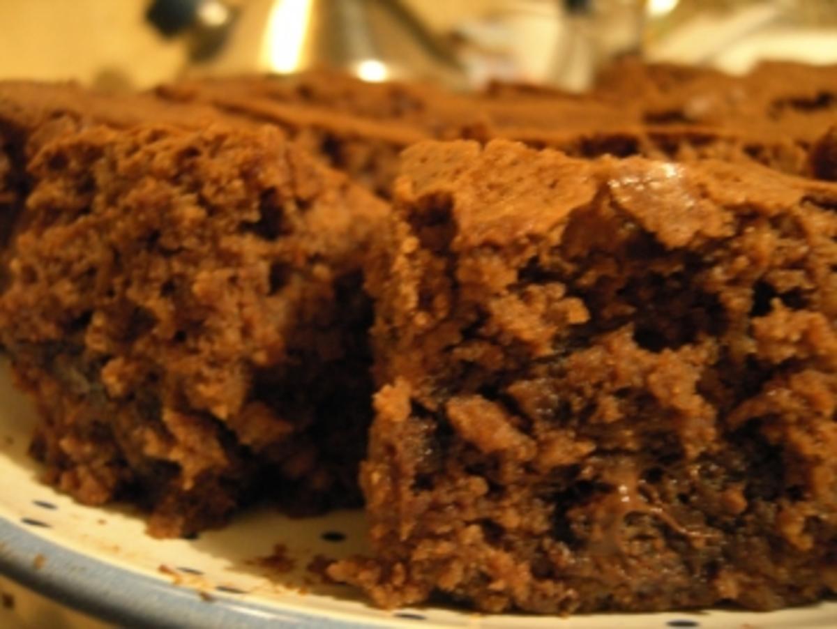 Kuchen: Schokokuchen oder Brownies - Rezept