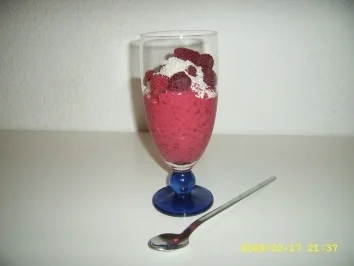 Kokos - Himbeer - Eis - Rezept