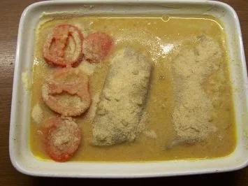 Überbackenes Seelachsfilet in Senfsauce - Rezept - Bild Nr. 2