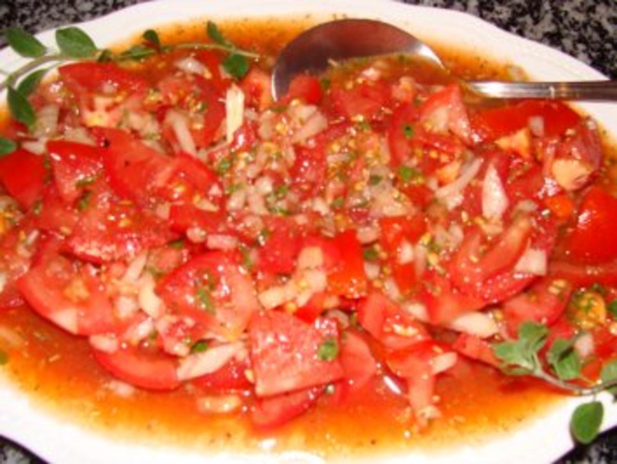 Salat : -Tomatensalat -Tauro- - Rezept - Bild Nr. 3