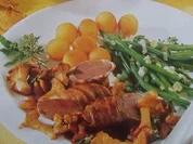 Hasenfilet und Pfifferlinge in Rotweinsoße - Rezept
