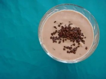 Rezept: Dessert: Schokoladenquark für Kleine und mit Schuss für Große! Dessert: Schokoladenquark für Kleine und mit Schuss für Große! - Rezept