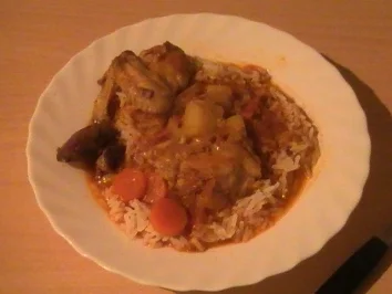 Rezept: Hähnchen in Kokossauce Hähnchen in Kokossauce - Rezept