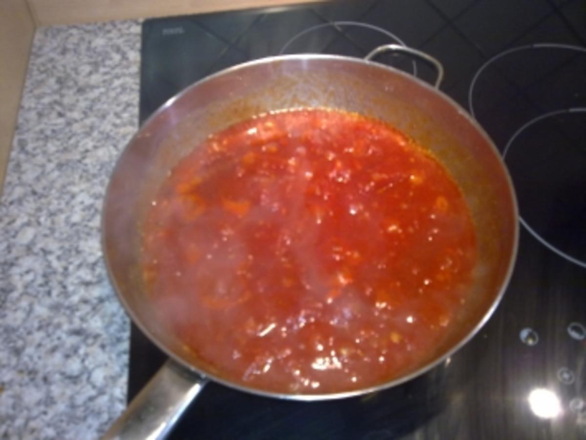Meine Tomatensoße mit Spaghettini - Rezept