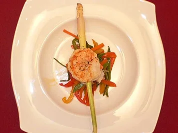 Rezept: King Prawns auf Wok-Gemüse-Juliennes King Prawns auf Wok-Gemüse-Juliennes - Rezept