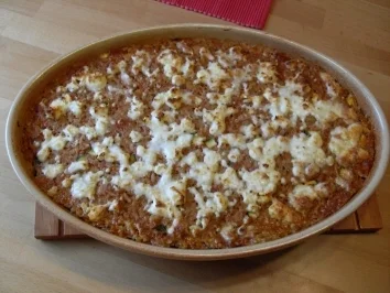 Mediteraner Reisauflauf - Rezept