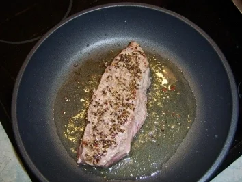 Rumpsteak an Marsala Zwiebelsauce - Rezept