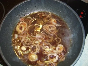 Rumpsteak an Marsala Zwiebelsauce - Rezept