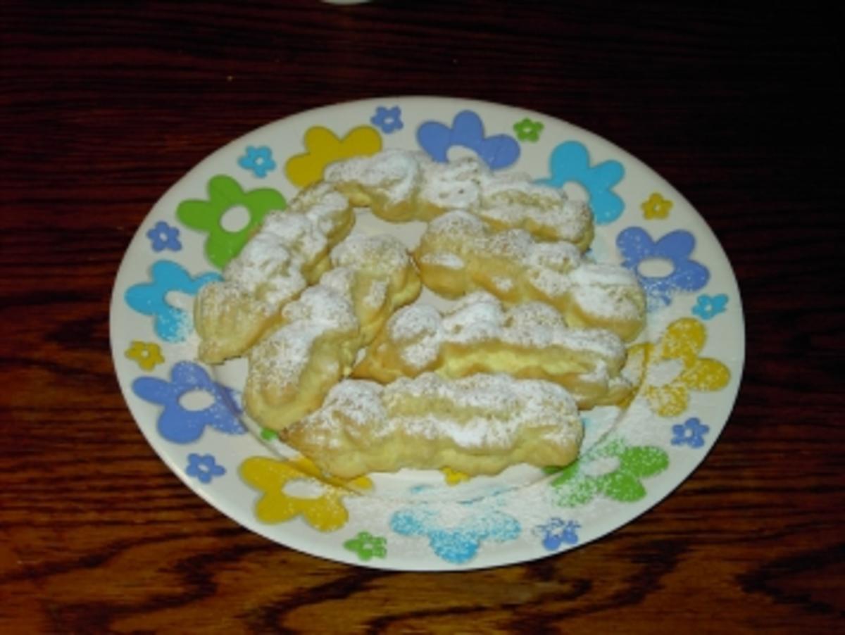 Mango - Sahne - Eclairs (Liebesknochen) - Rezept - kochbar.de Mango - Sahne - Eclairs (Liebesknochen) - Rezept - kochbar.de