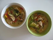 Rotes Hühner-Thaicurry - Rezept