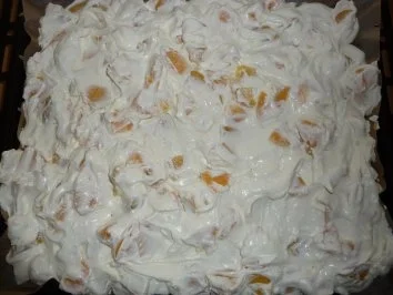 Fantakuchen mit Pfirsichschmand - Rezept - Bild Nr. 3