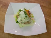 Beinscheiben vom Kalb auf Kartoffel-Meerrettich-Stampf mit Gemüse - Rezept