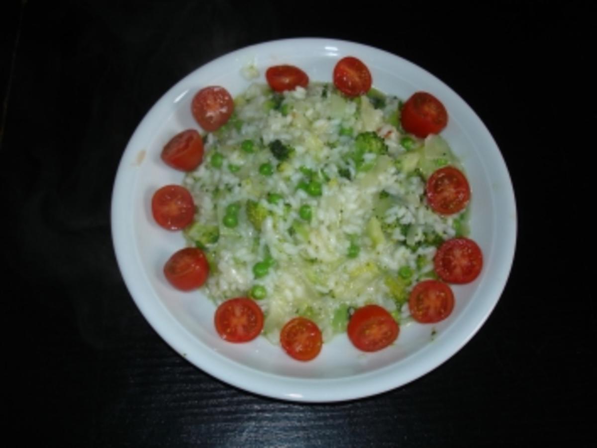 Broccoli Risotto mit Erbsen - Rezept mit Bild - kochbar.de