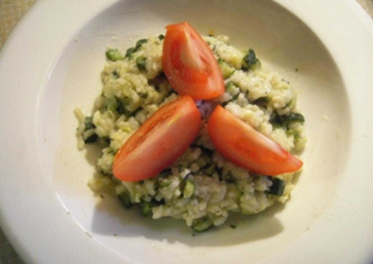 Zucchini-Risotto - Rezept