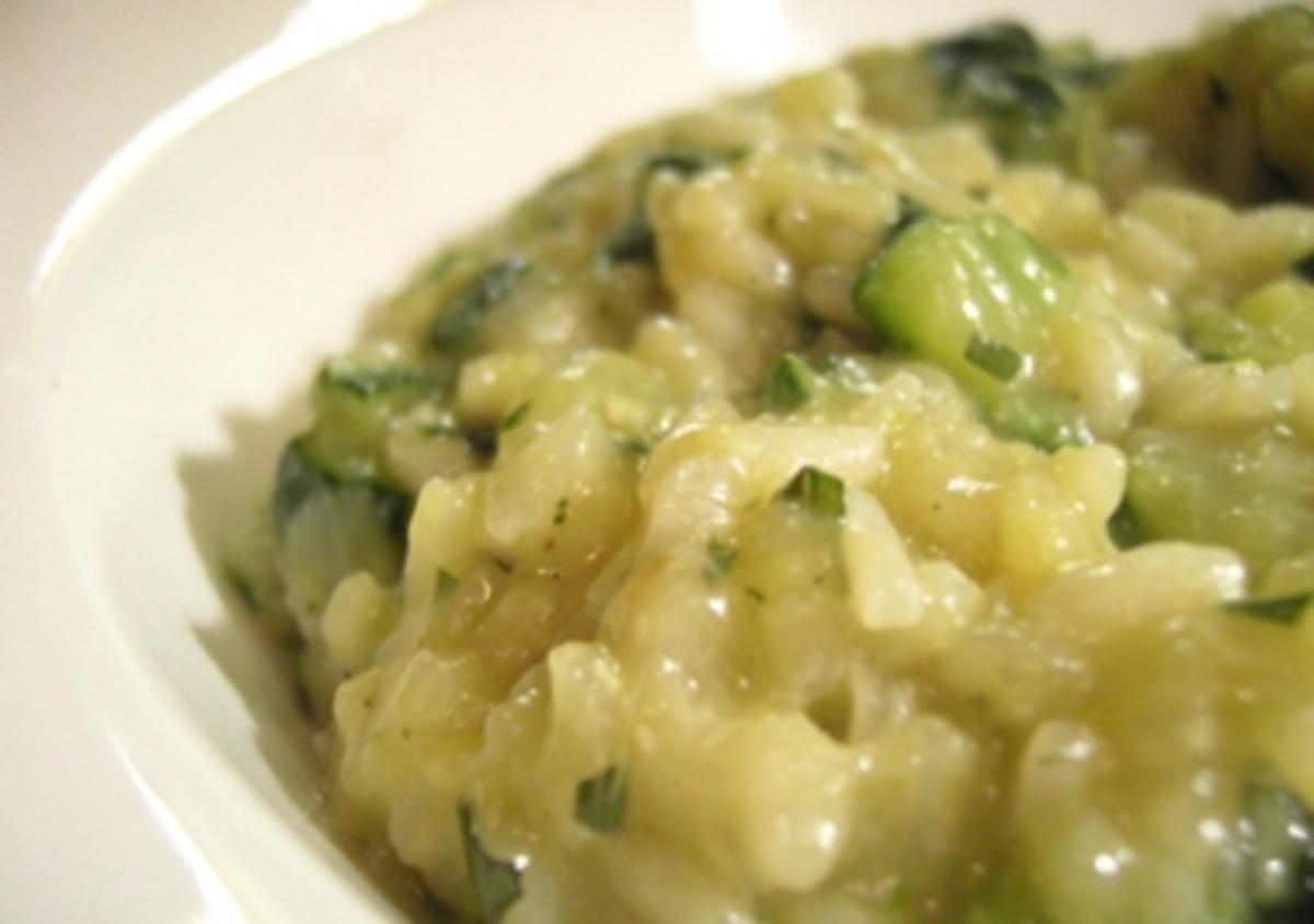 Zucchini-Risotto - Rezept