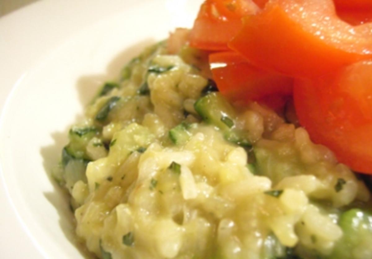 Zucchini-Risotto - Rezept