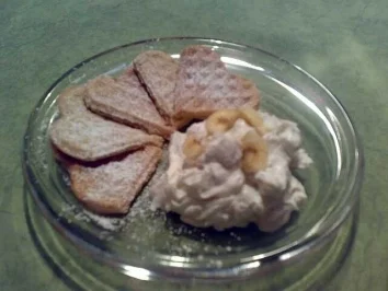 Waffeln mit Bananenquark - Rezept