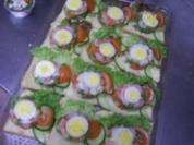 Mini Fisch-Sülze auf Toast(Smørbrød-Kabaret) - Rezept