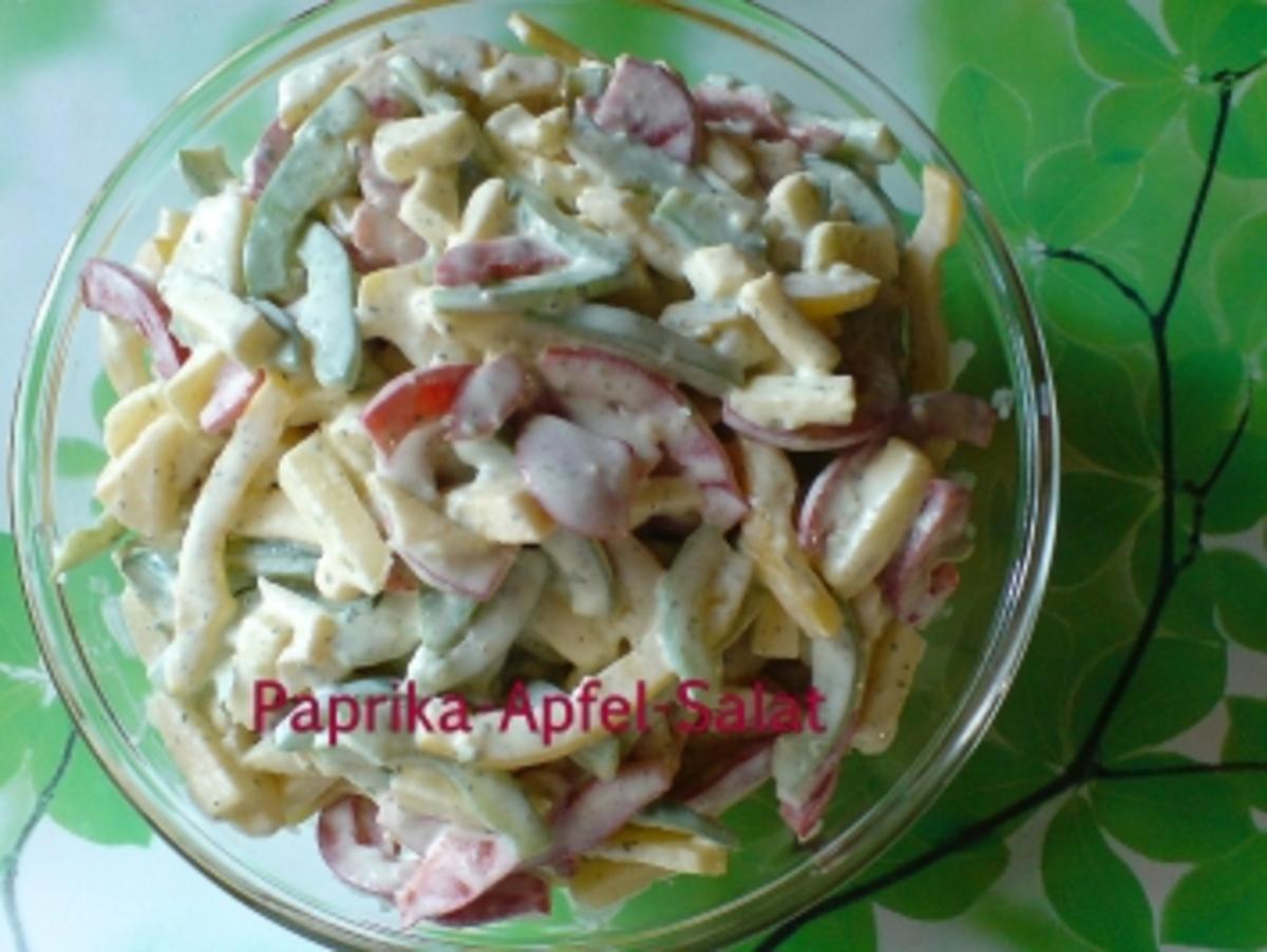 Salate  Paprika~Apfel~Salat - Rezept