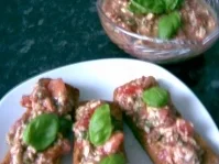 Basilikum trifft Mozzarella-Brotaufstrich - Rezept