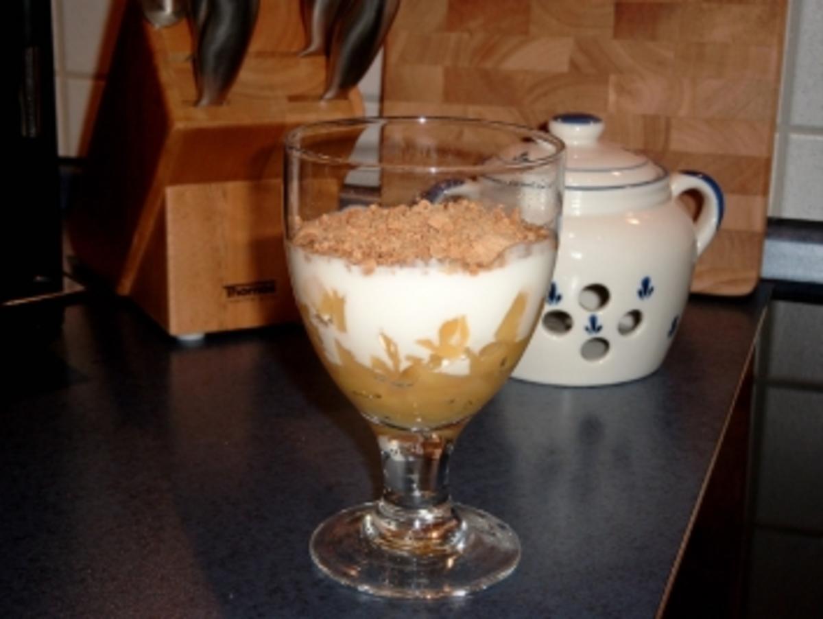 Knuspriger Joghurt-Apfel-Traum - Rezept