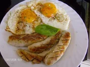 Prutzelweißwurst und zweimal Huhn - Rezept