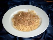 Nudeln mit Zitronen-Champignon-Sauce - Rezept