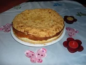 Streuselkuchen mit Quarkfüllung - Rezept
