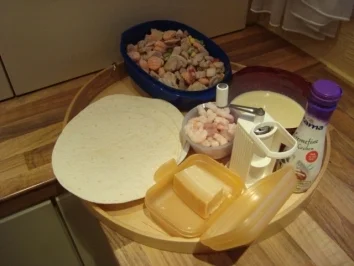 Rezept: Vorspeise - Gefüllte Eierkuchen " Indische Art " Bild Nr. 2 Vorspeise - Gefüllte Eierkuchen " Indische Art " - Rezept - Bild Nr. 2